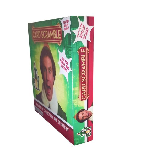Elf Card Scramble Board Game Holiday Christmas Warner Brothers - Picture 2 of 7
